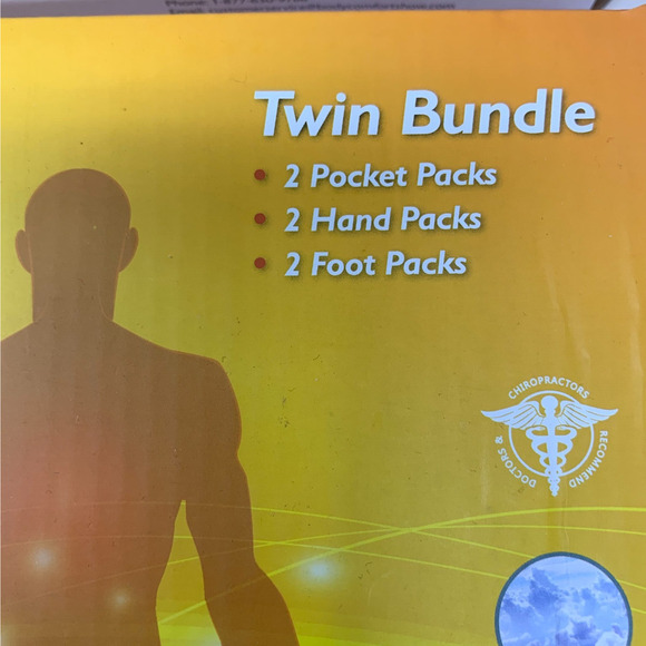 Lot 2 Body Comfort Instant Therapeutic Heat Packs Twin Bundle + Neck & Shoulder - Picture 2 of 5